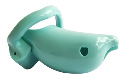 FAAK - Long Dolphin Chastity Cage - Blue photo