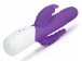 Rabbit Essentials - 7種功能後庭串珠可轉動兔子震動棒 - 紫色 照片-4