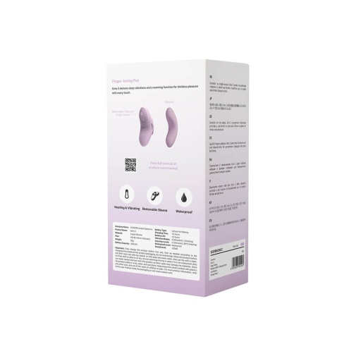 SVAKOM - Echo 2 APP Flexible Finger Vibrator - Pink Lilac photo