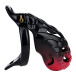 FAAK - Dragon Resin Chastity Cage M - Black photo-6