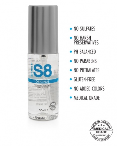 S8 - Waterbased Lube - 50ml photo