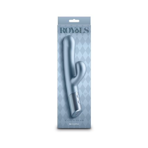 NS Novelties - Royals Countess Rabbit Vibrator - Metallic Seafoam photo