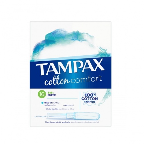 Tampax - 舒適有機棉 衛生棉條 16 個裝 照片