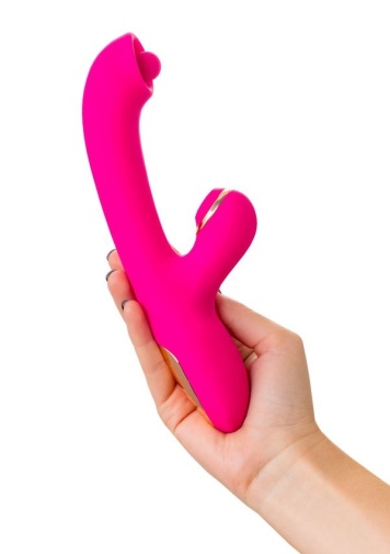 JOS - Rolli Ball Rabbit Vibrator - Pink photo