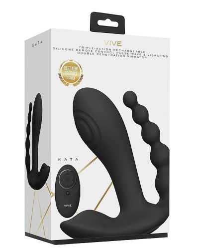 Vive - Kata Double Vibrator - Black photo