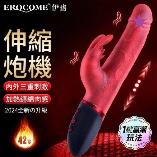 Erocome - Canismajor Pro Thrust Realistic Vibrator - Red 照片