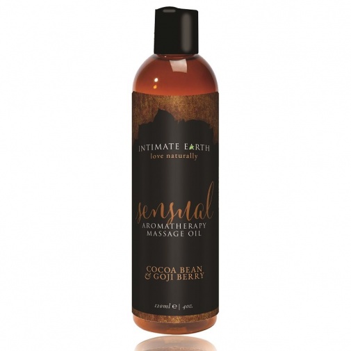 Intimate Earth - Sensual Massage Oil Cocoa Bean & Goji Berry - 120ml photo