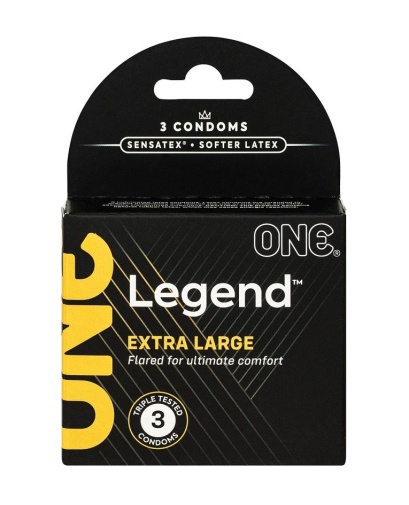 One Condoms - The Legend XL Condoms 3's Pack 照片