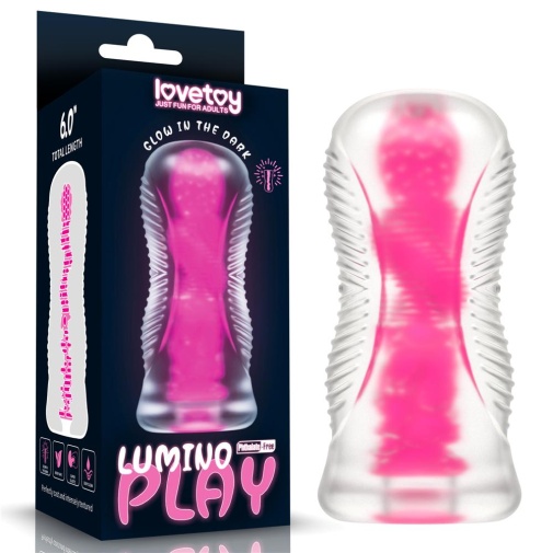 Lovetoy - 6" Lumino Play Masturbator - Pink photo