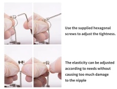 FAAK - Adjustable Metal Nipple Clamps S photo