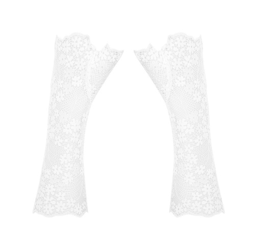 Obsessive - Heavenlly Gloves - White photo
