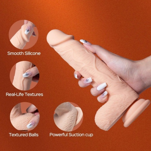 Honey Play Box - Paxton 7.5" Thrusting App Dildo - Flesh 照片