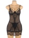 Ohyeah - Soft Sheer Babydoll - Black - 3XL photo-3