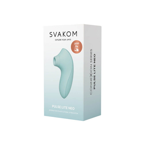 SVAKOM - Pulse Lite Neo 智能阴蒂吸啜按摩器 - 海蓝色 照片