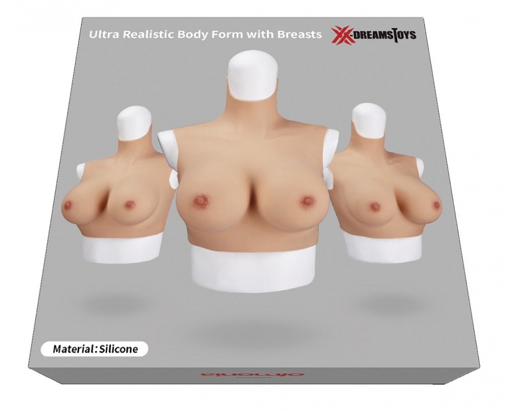 Experience the perfect blend of realism and comfort with the... XX-Dreamstoys - Ultra Realistic Breast Form S photo-4