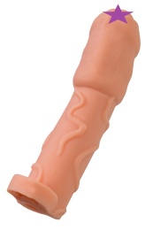 XLover - 16cm Uncut Penis Extender - Flesh  photo