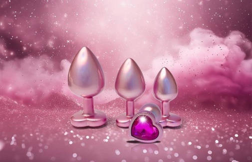 Dreamtoys - Gleaming Love Plug S - Pearl Pink photo