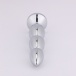 MT - Anal Plug 140x27mm - Silver/Pink photo-4