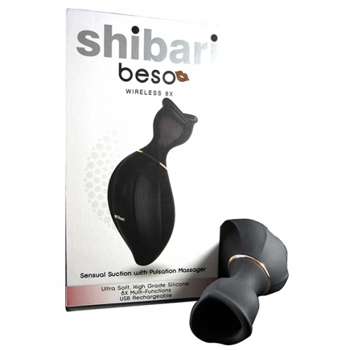 Shibari - Beso Wireless Clitoral Stimulator - Black photo