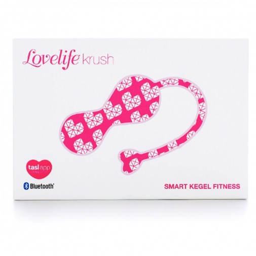 Lovelife by OhMiBod - Krush App Connected 藍牙陰道訓練球 - 粉紅色 照片