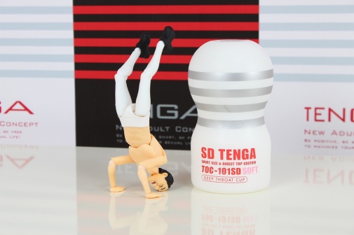 Tenga - 迷你深喉飛機杯 - 白色柔軟型 照片