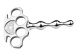 FAAK - Knuckle Metal Anal Plug S 照片-5