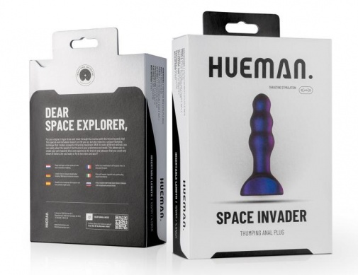 Hueman - Space Invader Vibro Plug - Purple photo