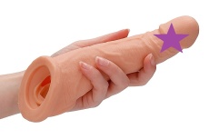 RealRock - Penis Sleeve 8" - Flesh photo