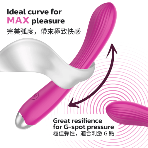 KIKO - G-Force Powerful G-Spot Vibrator - Rose Red 照片