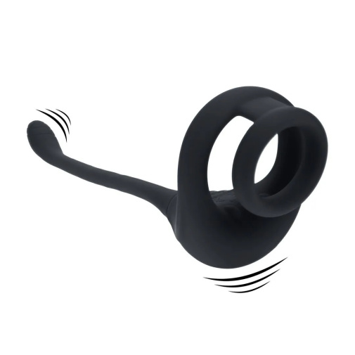 Levelz - Dual Motor Ring w Prostate Stimulator - Black photo