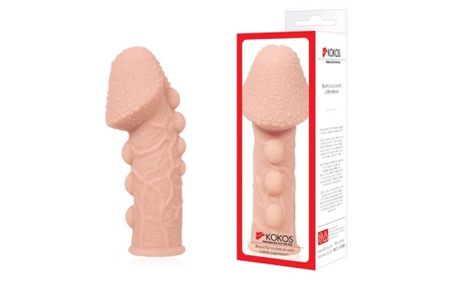 Kokos - Extreme Headed Cock Sleeve M - Flesh photo