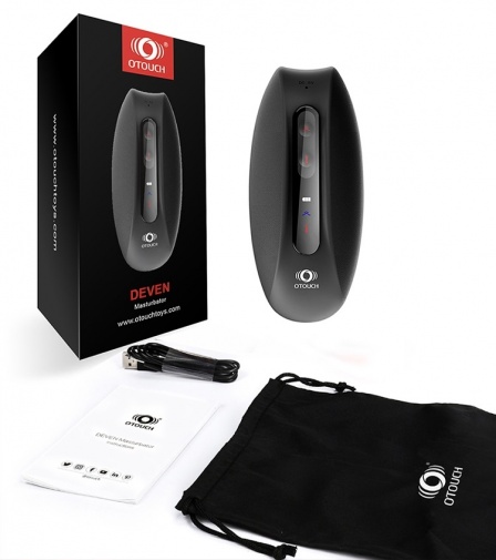 OTOUCH - Deven Butterfly 親吻節拍自慰器 - 黑色 照片