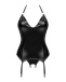 Obsessive - Viranes Corset - Black - M/L photo-3