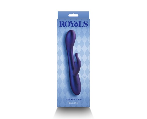 NS Novelties - Royals Empress Rabbit Vibrator - Metallic Blue photo