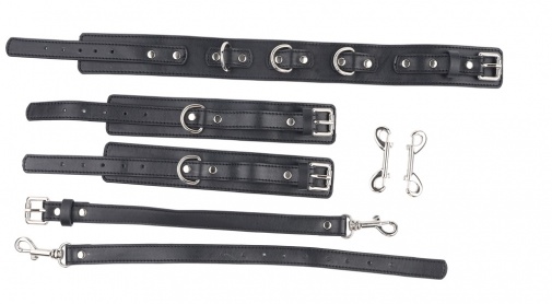MT - Collar & Handcuffs Bundle - Black photo