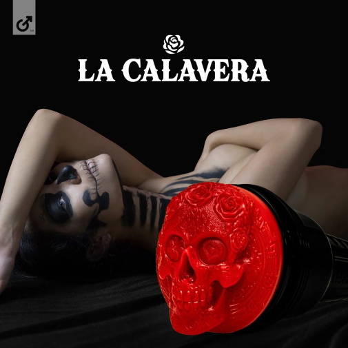 Fleshlight - La Calavera Fantasy Masturbator - Red 照片