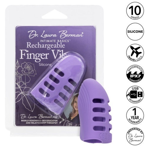 CEN - Dr. Laura Berman Finger Vibe - Purple photo