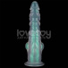 Lovetoy - 10'' Opal 珍珠色假阳具 - 绿色 照片-6