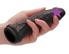 RealRock - Penis Sleeve 6" - Black photo