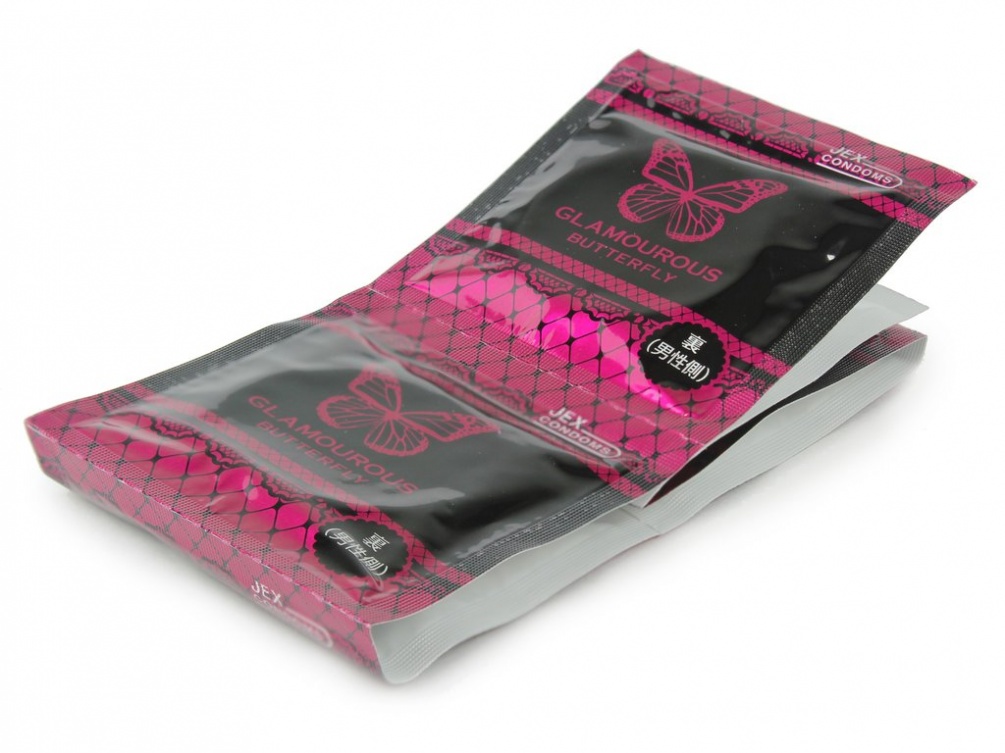 The condom has a special lubricant that turns warm when gets... Jex - Glamourous Butterfly Hot Type 12's Pack photo-6