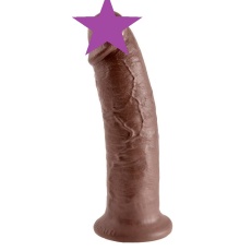 King Cock - Cock 10″ - Brown photo