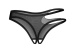 Obsessive - Saturis Crotchless Thong - Black - S/M photo-5