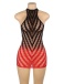 Ohyeah - Gradient Dress - Black/Red - XL photo-4