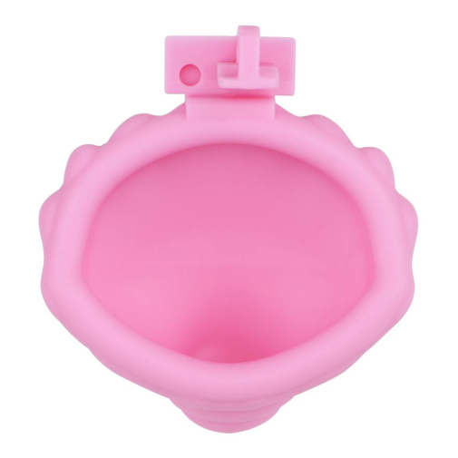 FAAK - Shell Resin Chastity Cage - Pink 照片