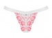 Obsessive - Bloomys Thong - White/Pink - S/M photo-6