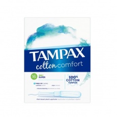 Tampax - 舒适有机棉 卫生棉条 16 个装 照片