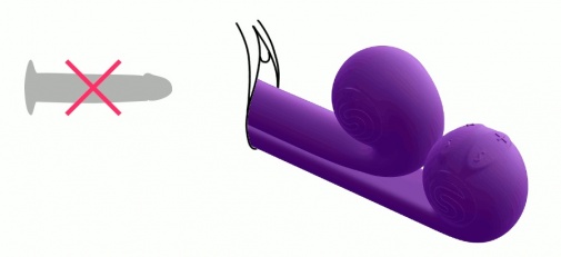 Snail Vibe - Duo Vibrator - Purple photo