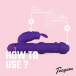 Teazers - Rabbit Vibrator - Purple photo-8