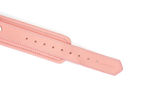 Liebe Seele - Premium Leather Collar - Pink photo