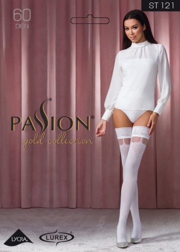 Passion - ST121 丝袜 - 白色 - 1/2 照片
